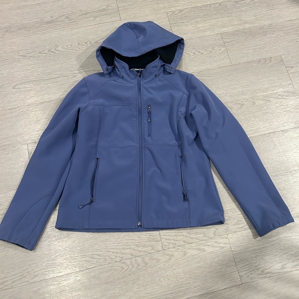 fjallraven nylon fleece lined trail hoodie size L